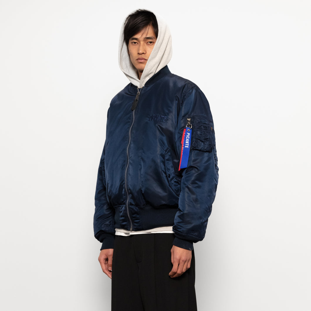 PICANTE ALPHA INDUSTRIES MA-1 BOMBER REP BLUE