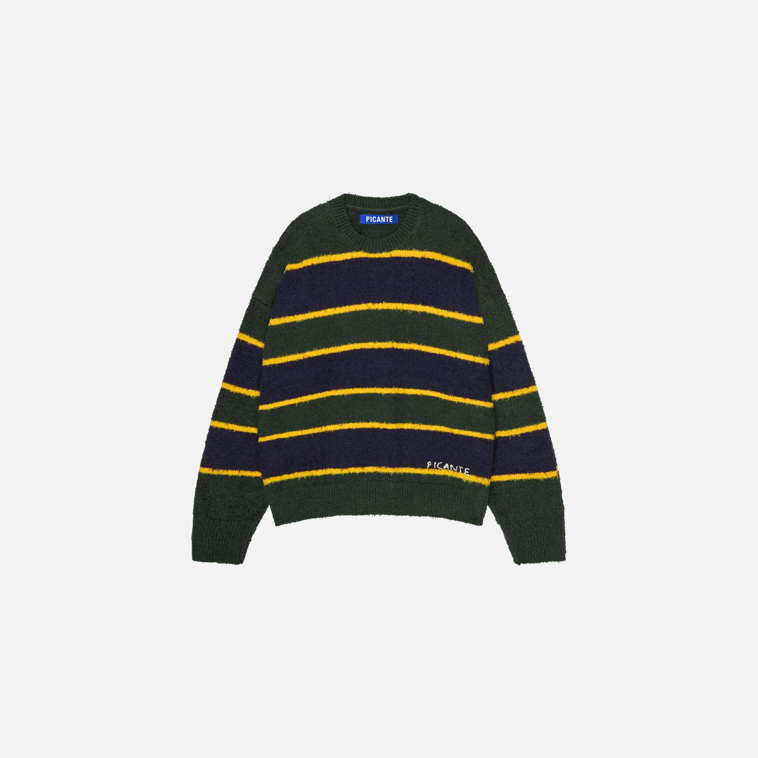 SHAGGY KNIT SWEATER STRIPE