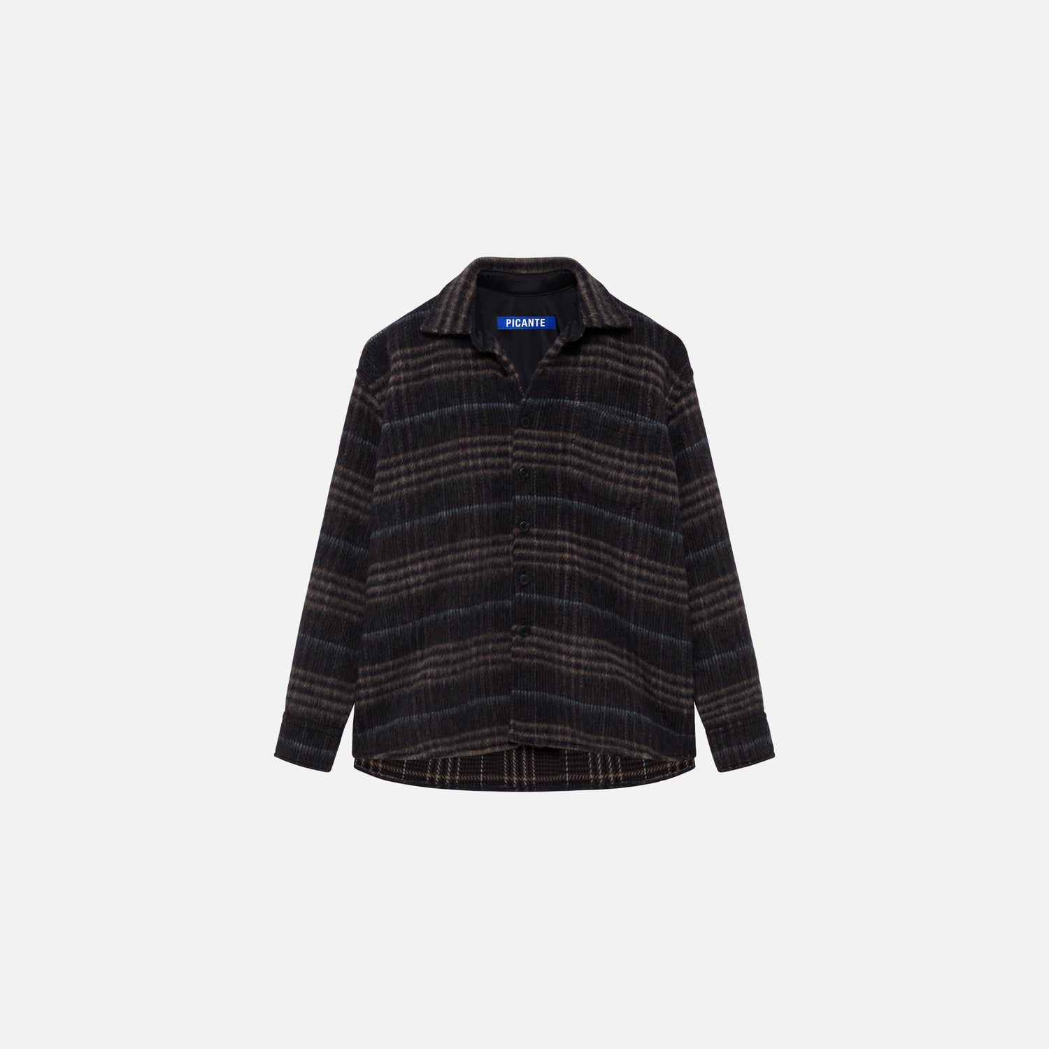 ROCCO OVERSHIRT BRUSHED WOOL CHECK