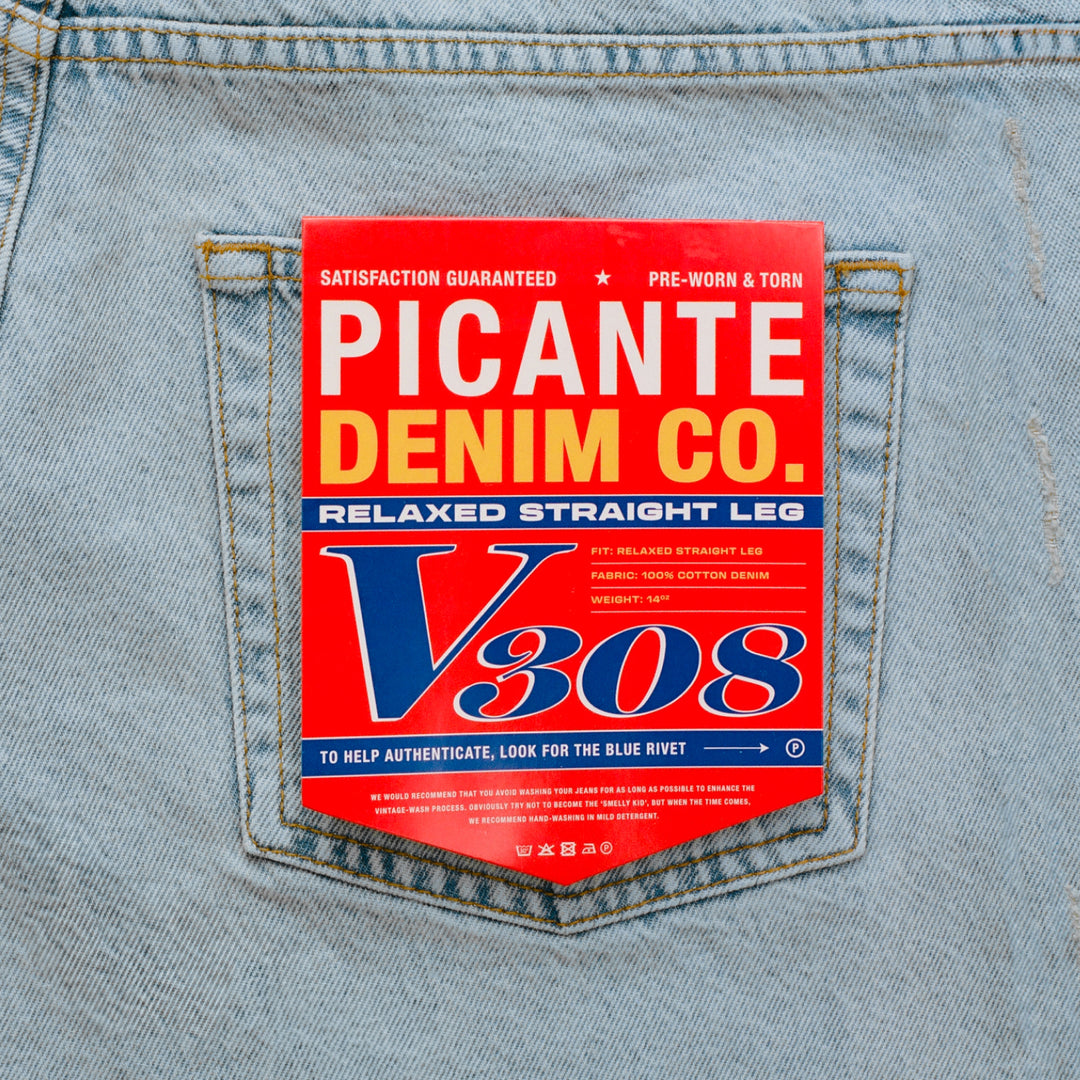 STRAIGHT LEG JEANS V308