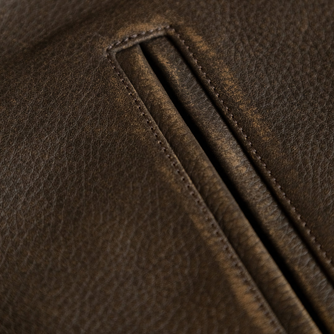 BENTLEY LEATHER BOMBER JACKET