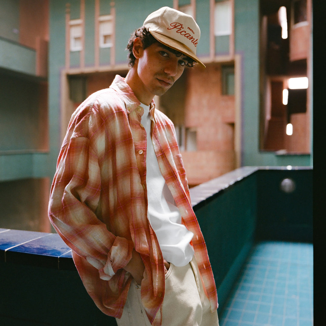 ROCCO SHIRT THREADLIGHT CRINKLE CHECK
